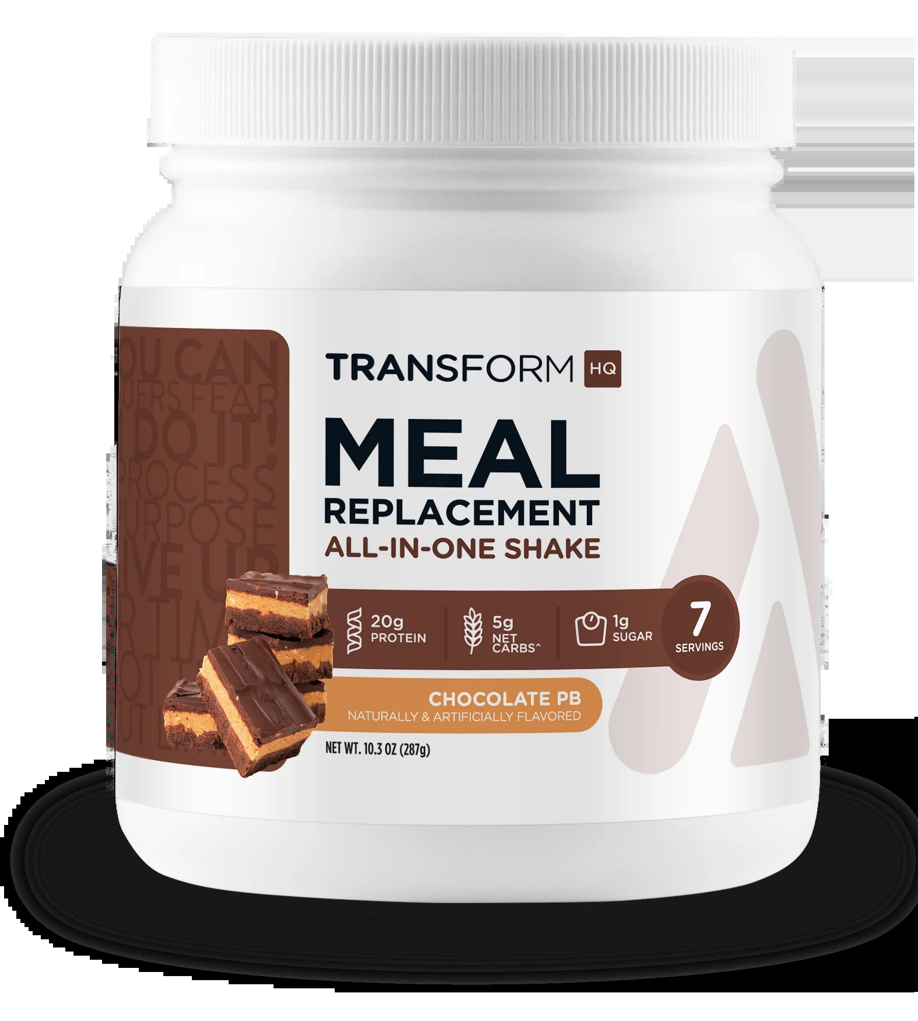 Meal Replacement Shake Powder 7 Servings (Chocolate Peanut Butter) - Gluten Free, Non-Gmo