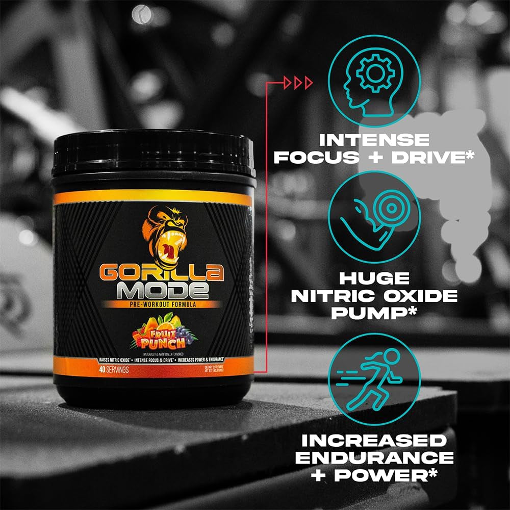 Pre Workout - Massive Pumps Laser Focus Energy Power - L-Citrulline, Creatine, L-Tyrosine, Betaine, Hydroprime, Alpha-Gpc, 400Mg Caffeine, Huperzine a - 812G (Cherry)