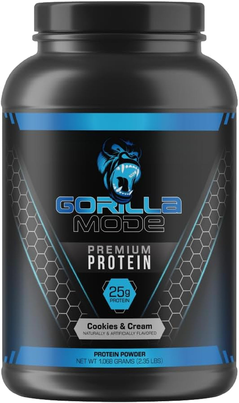 Premium Whey Protein - Cookies and Cream, 25 Grams of Whey Protein Isolate & Concentrate,Recover and Build Muscle (30 Servings)