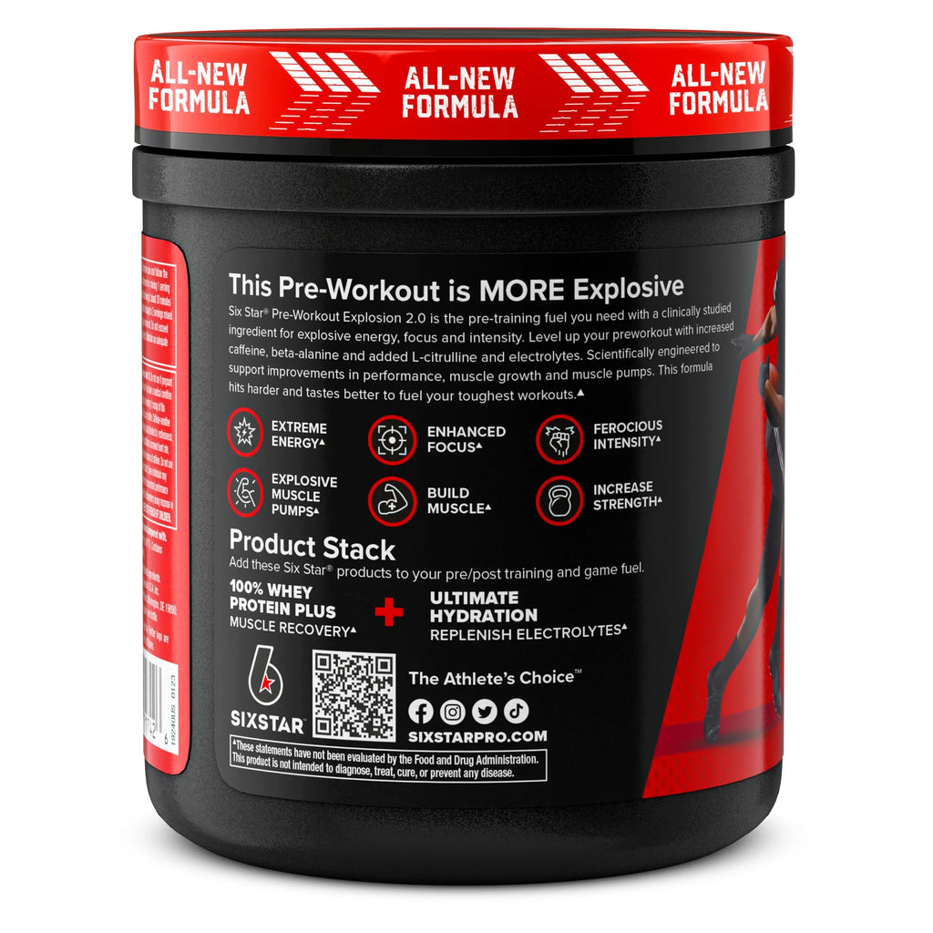 Pre-Workout Powder Explosion 2.0 Electrolyte Matrix, Fruit Punch, 9.52 Oz